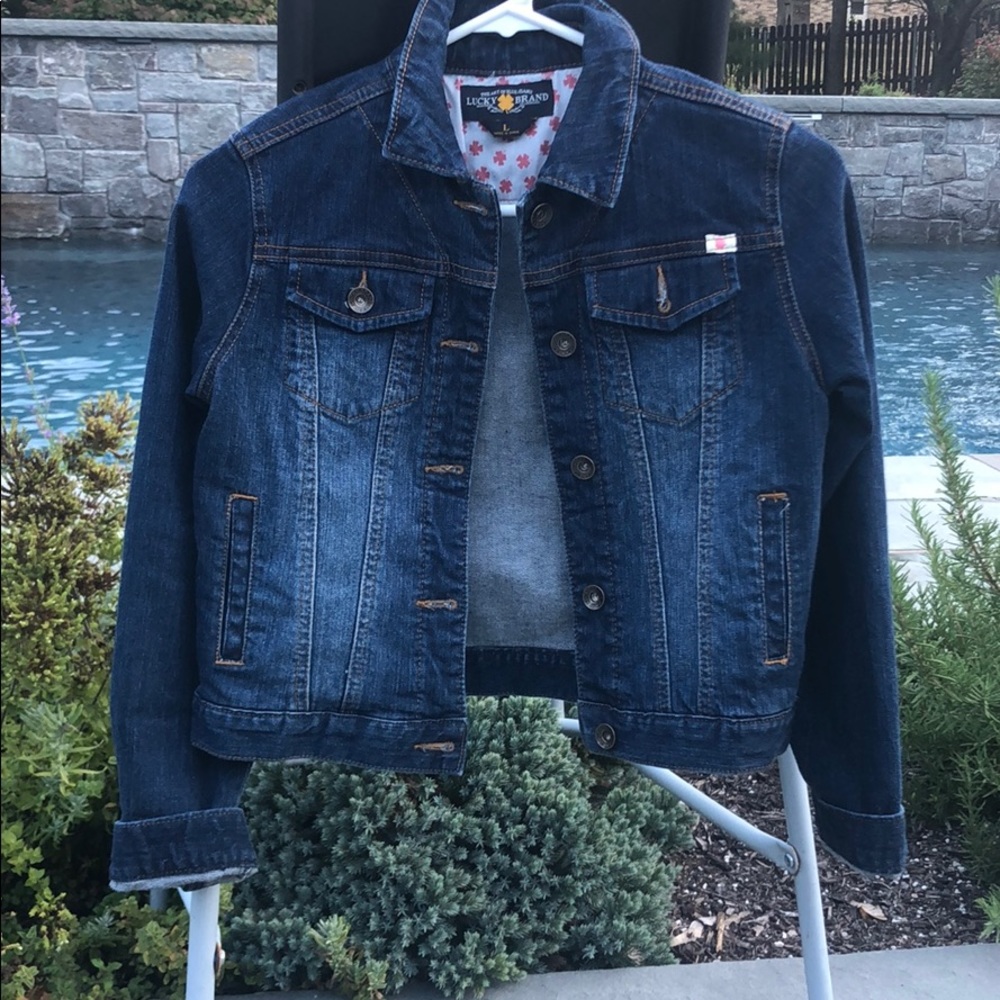 Lucky 🍀 Brand Denim Girls Jacket (Large)
